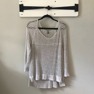 Long-Sleeved Crochet Summer Sweater